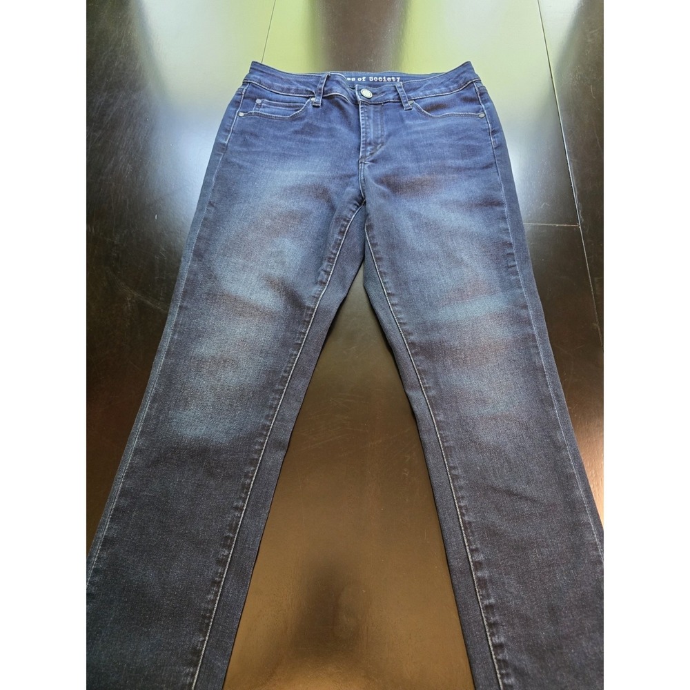Articles of Society Carly Skinny Jeans Women's 27 Cut Off Raw Hem‎ Brooks Wash
